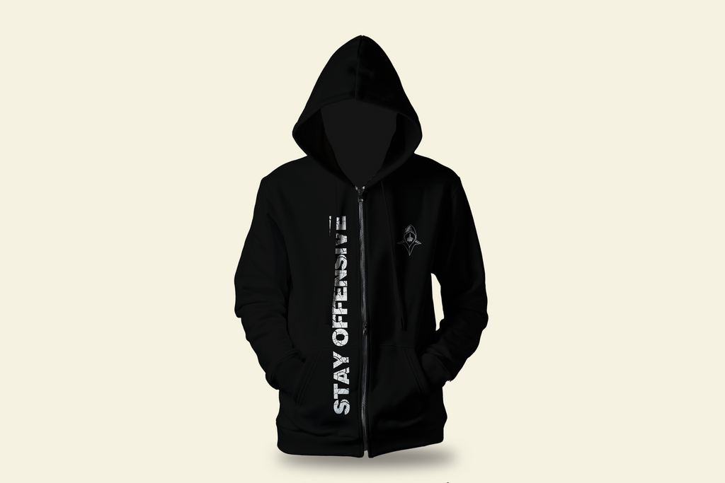 Stay Offensive Zipped Hoodie